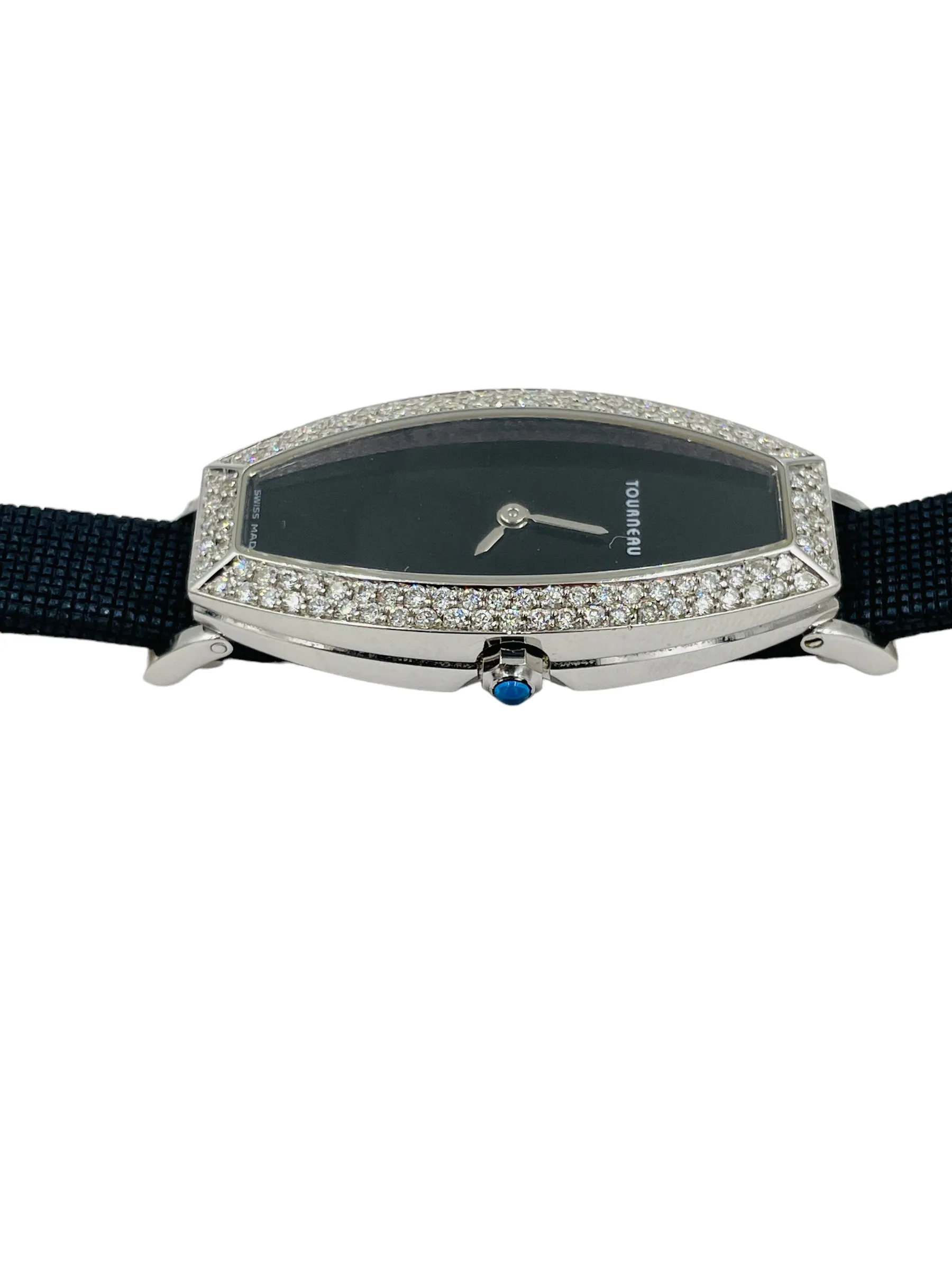 Tourneau Diamond White Gold Ladies Wristwatch