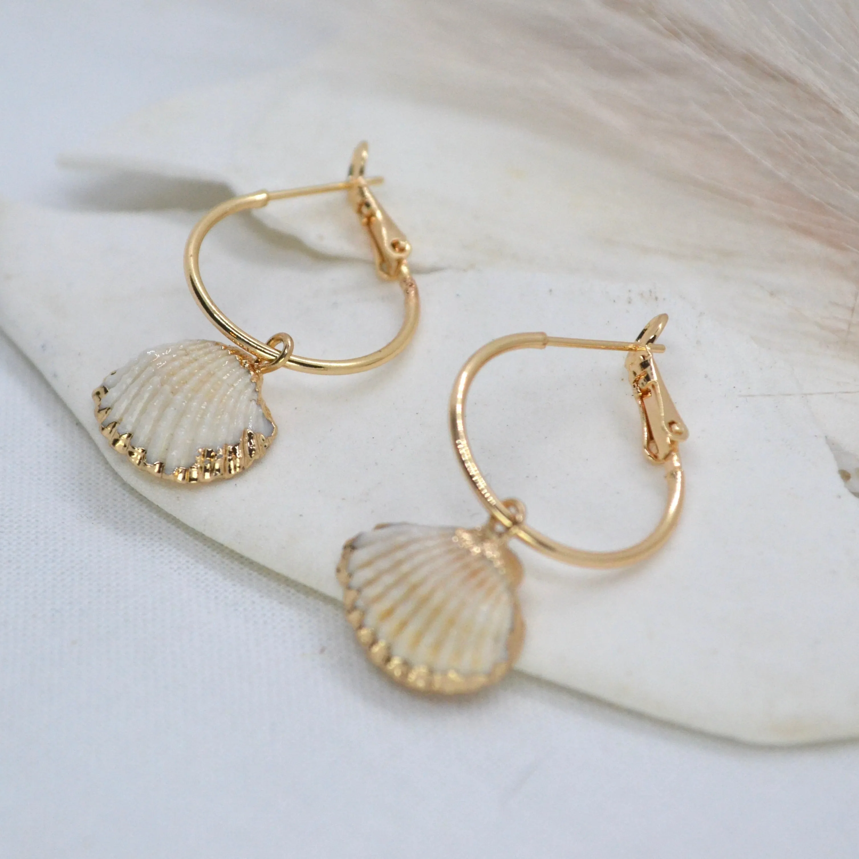 Trigg | 24K Gold Plated Hoops