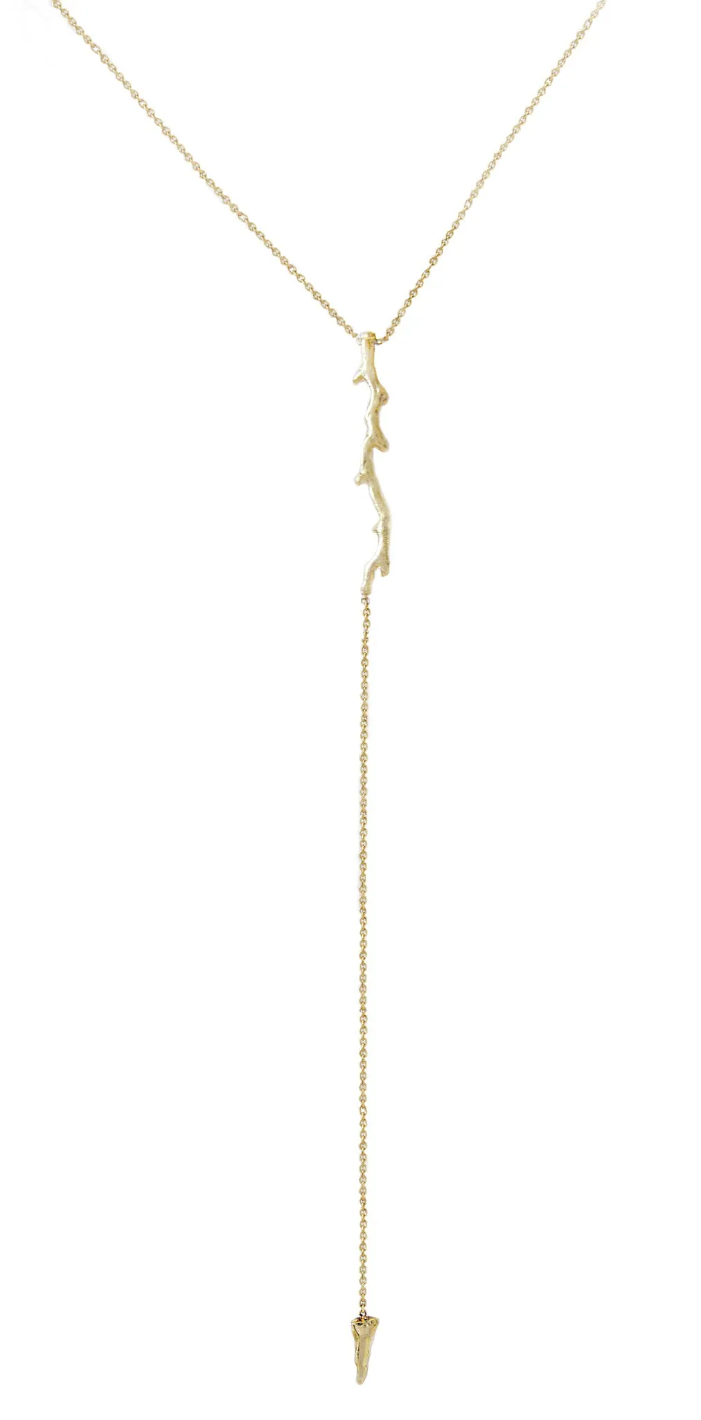 Twig Lariat Necklace