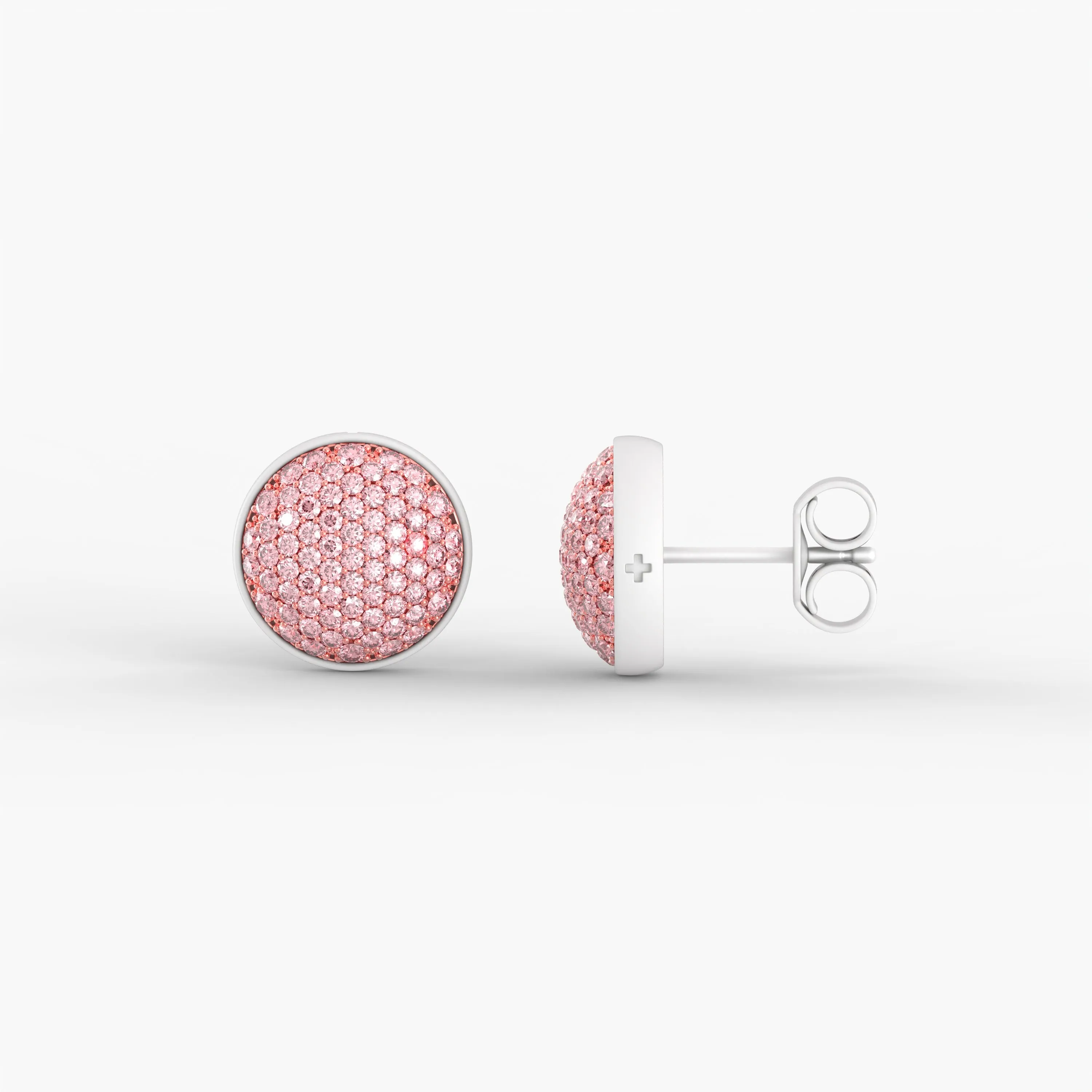 Unity Studs in Fuchsia