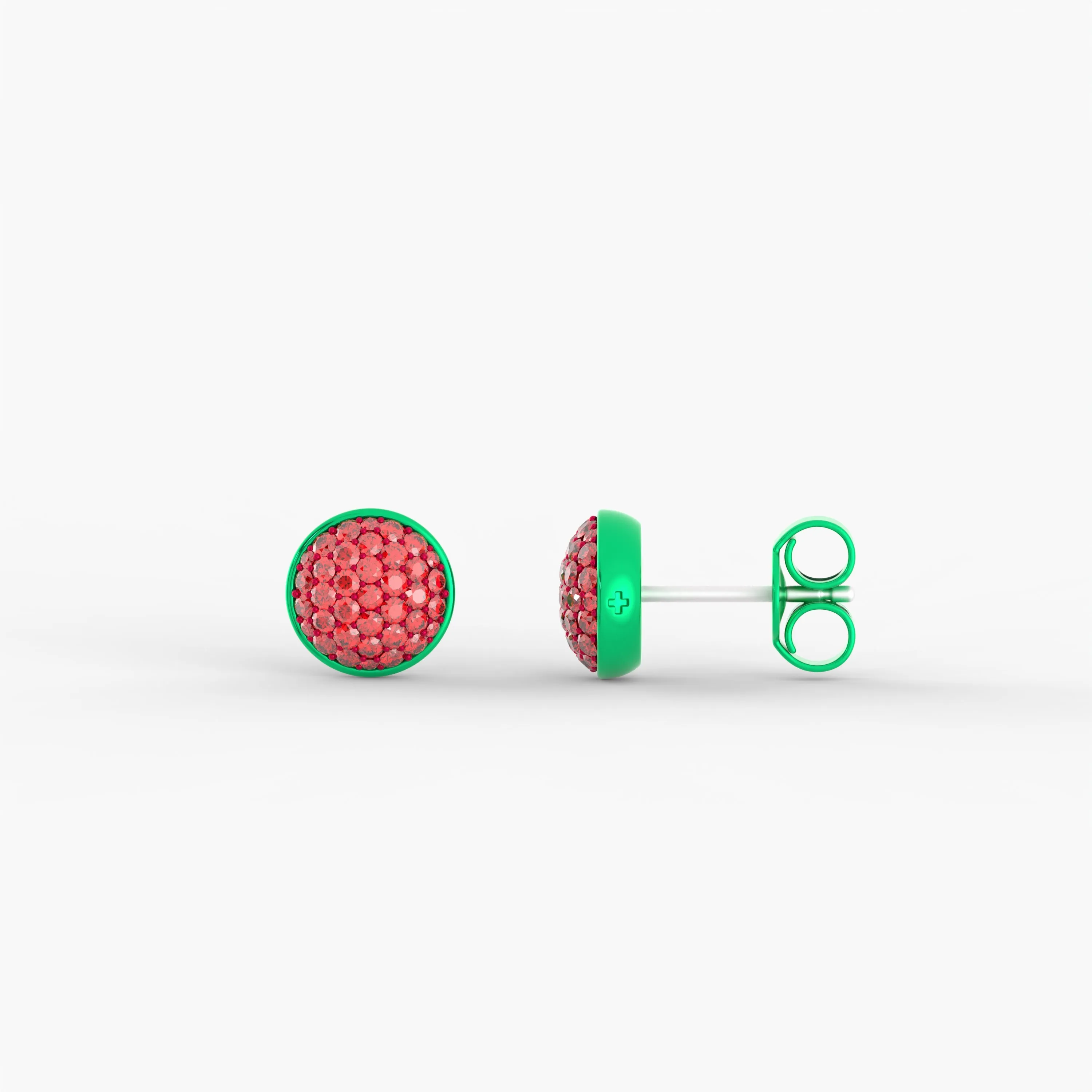 Unity Studs in Watermelon