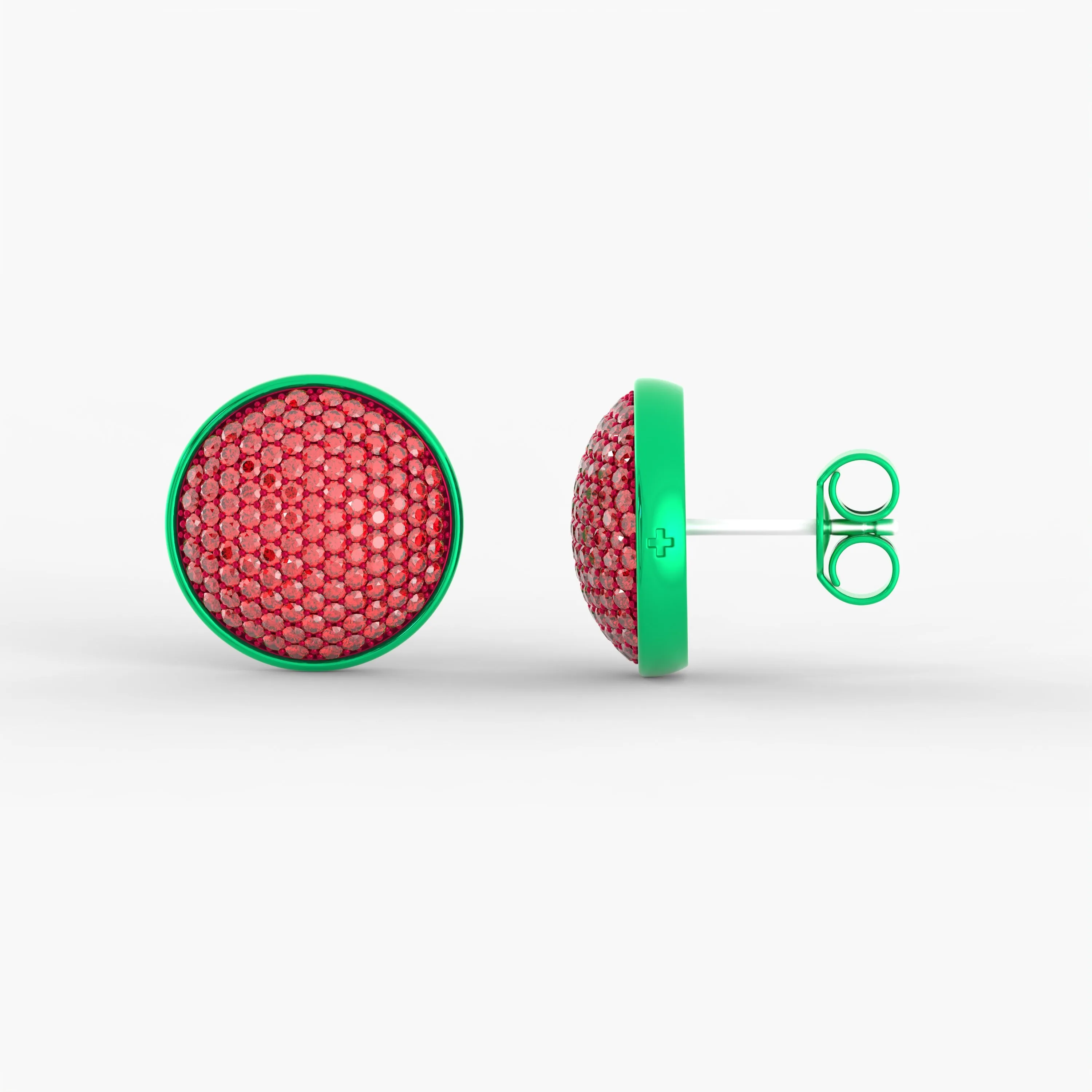 Unity Studs in Watermelon