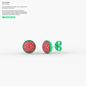 Unity Studs in Watermelon