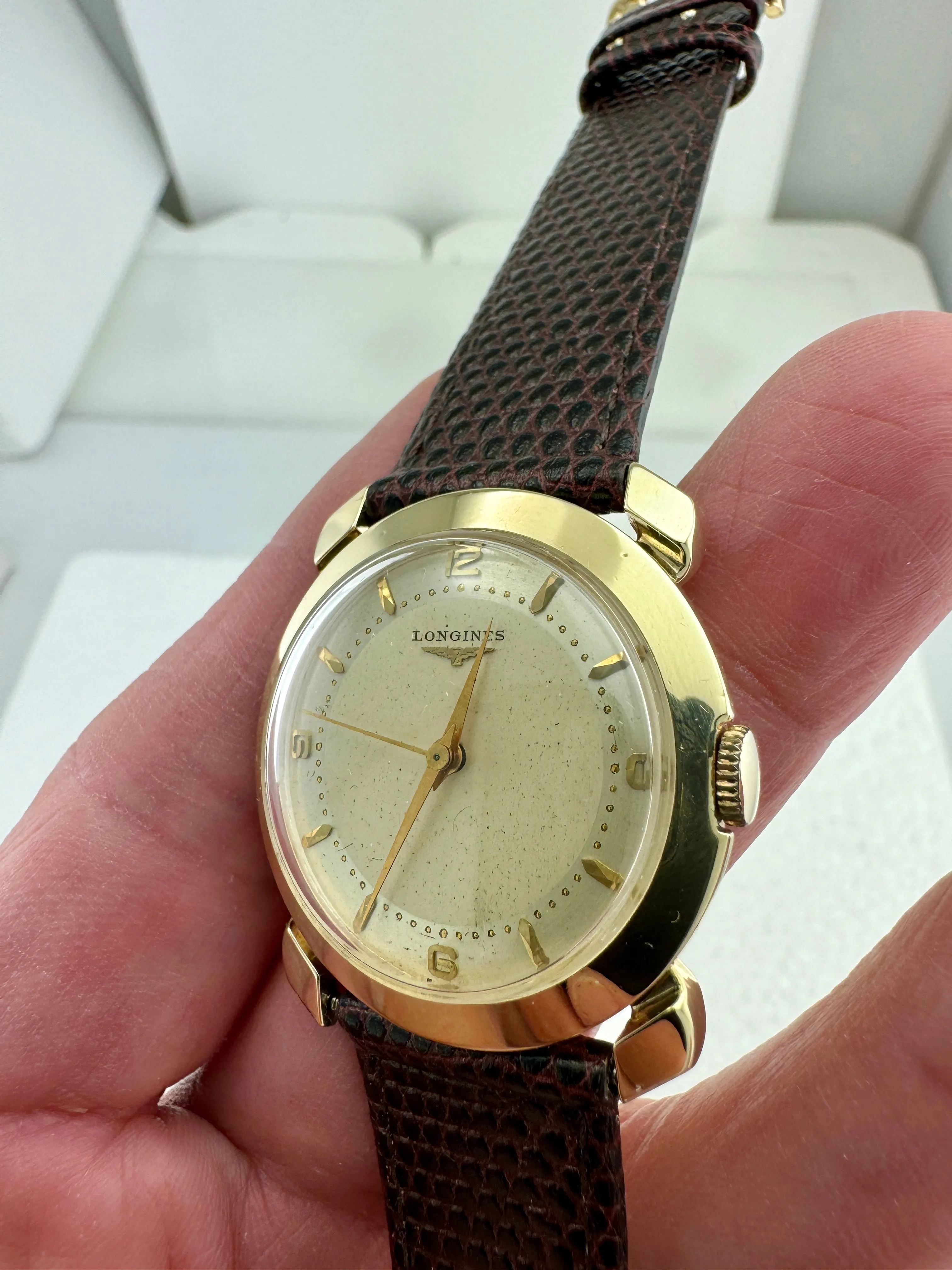 Vintage Longines Yellow Gold Wristwatch