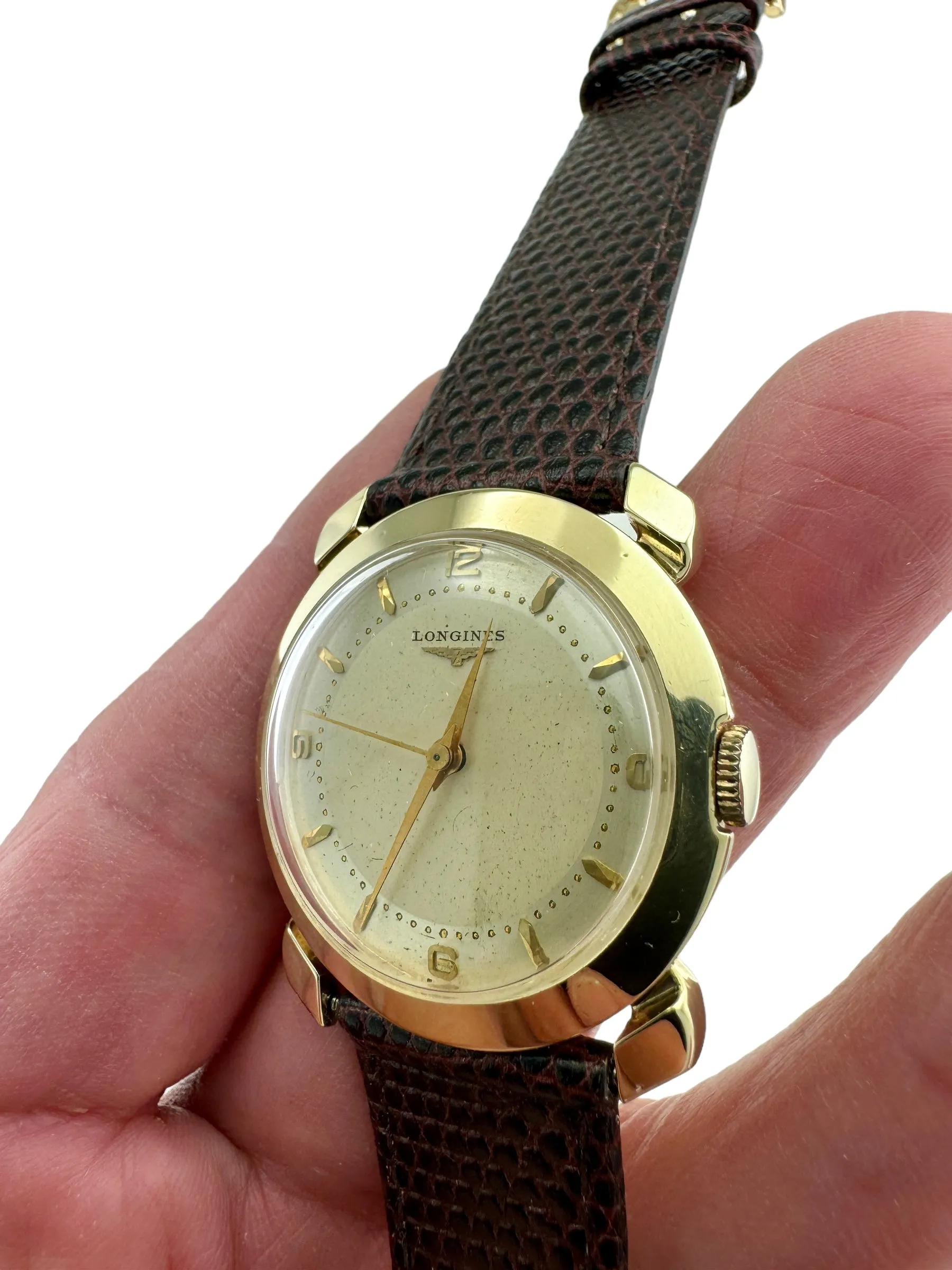 Vintage Longines Yellow Gold Wristwatch