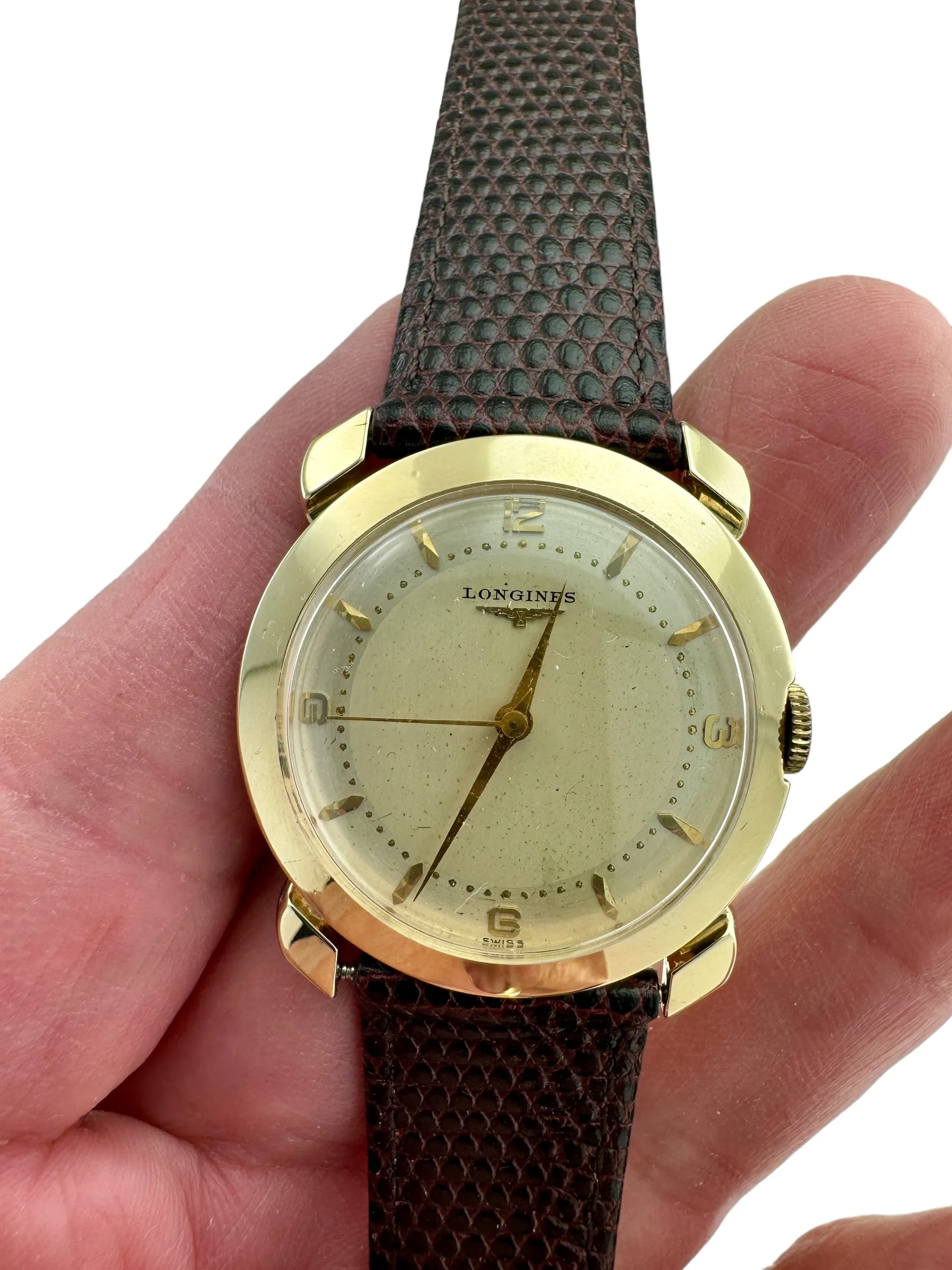 Vintage Longines Yellow Gold Wristwatch